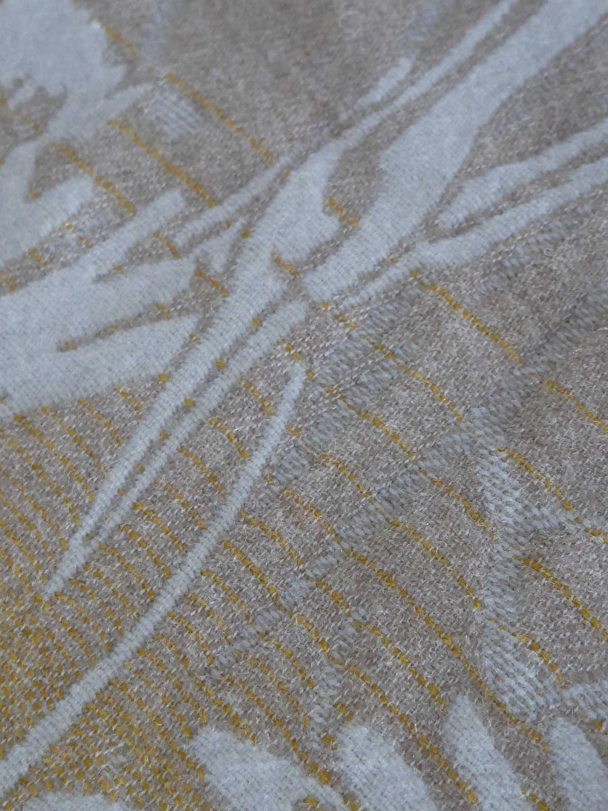 Cranes Saffron Skies Merino Throw