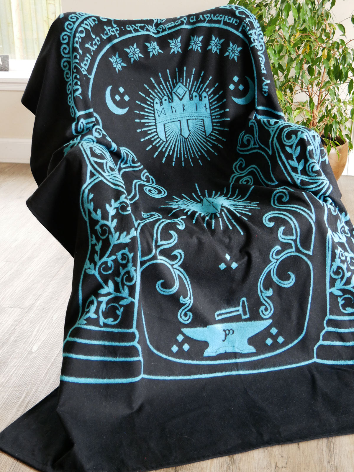 Doors of Durin Mellon Brushed Cotton Blanket