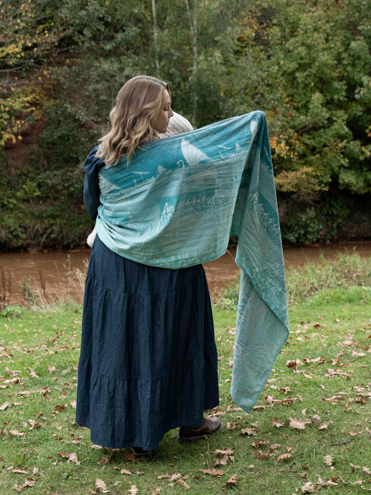 Grey Havens into the West Baby Wrap