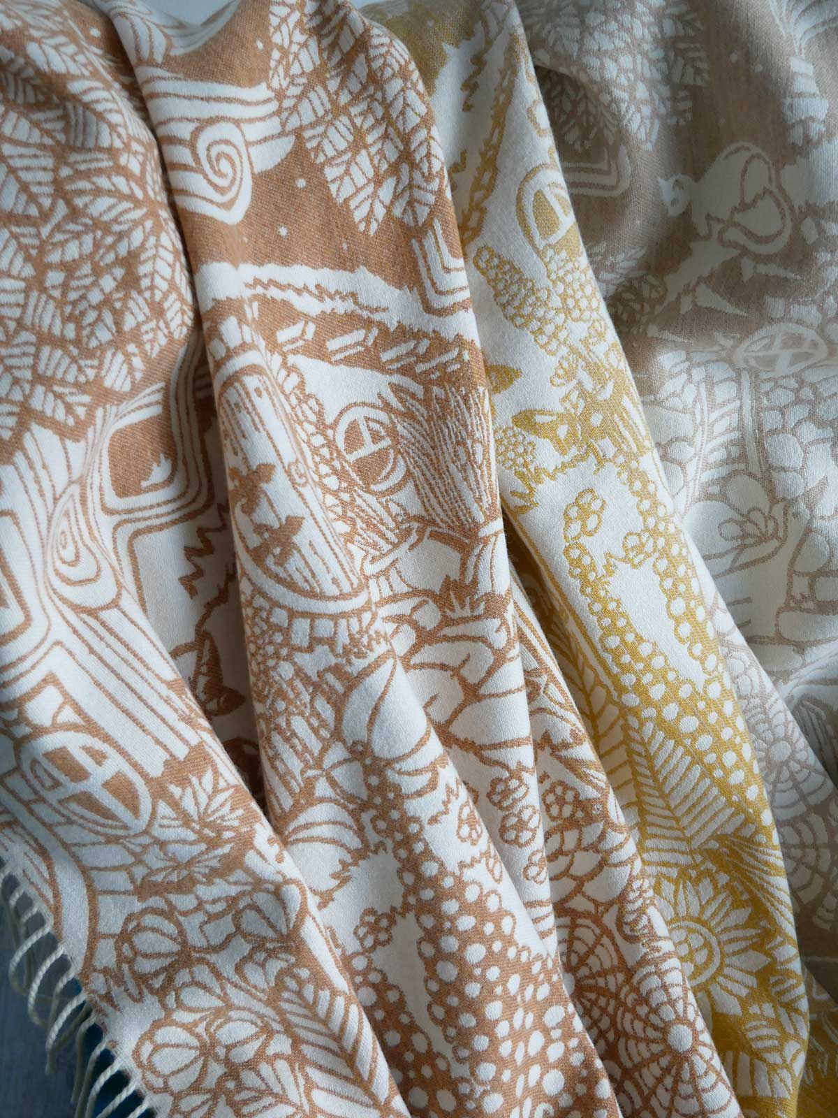 Hobbiton Baggins’ Gold Merino Throw