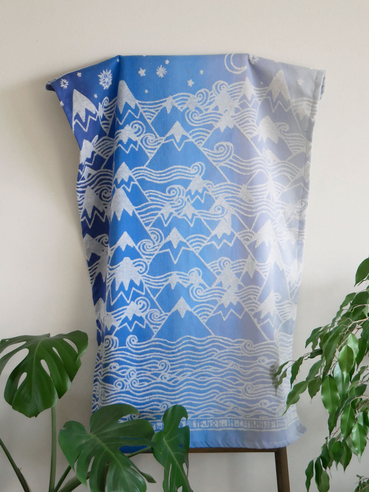 Misty Mountains Aduial Brushed Cotton Baby's Blanket