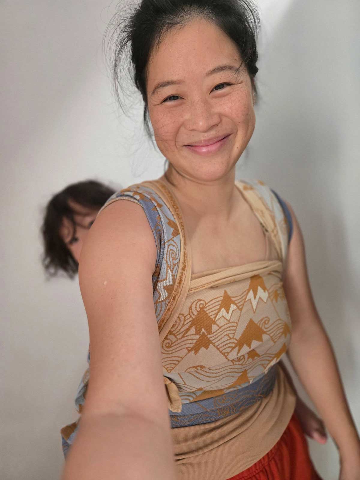 Misty Mountains Golden Sky