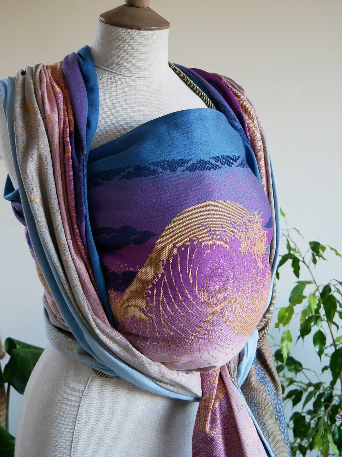 Okinami Sunset Waves Baby Wrap