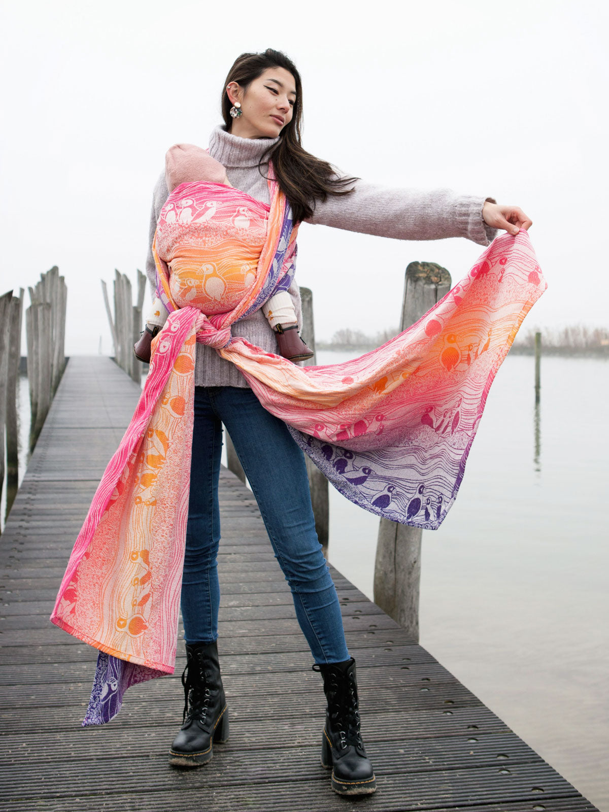 Puffins Evening Song Baby Wrap