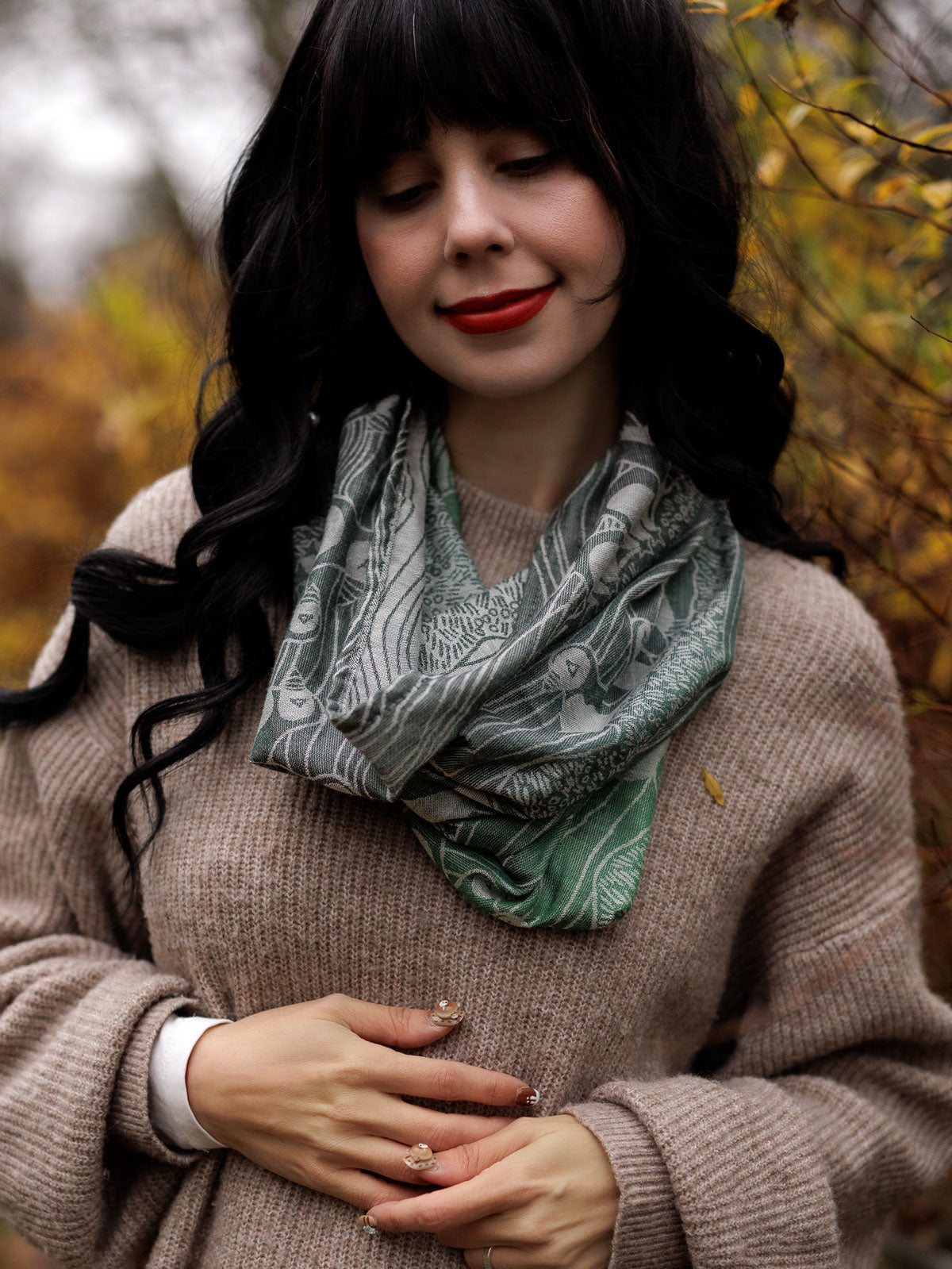 Puffins Skellig Mist Cowl