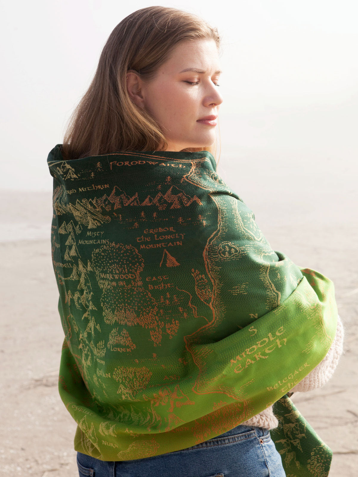 Realm of Middle-earth Petrichor Shawl