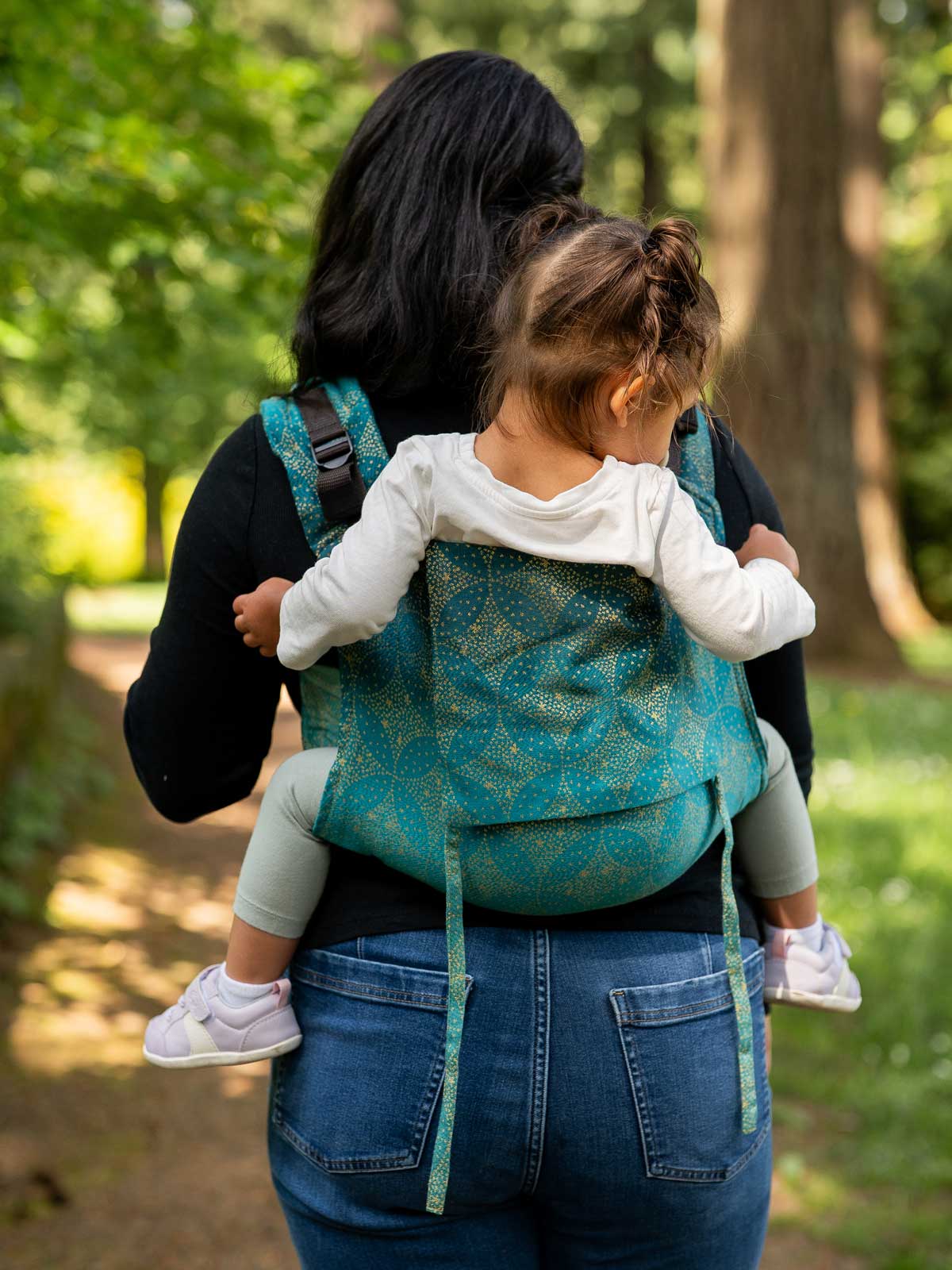 Starry Night Gold Dust Onbuhimo Baby Carrier