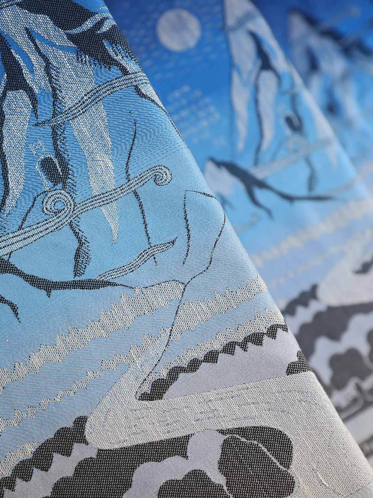 Lonely Mountain River Running Fabric Pieces