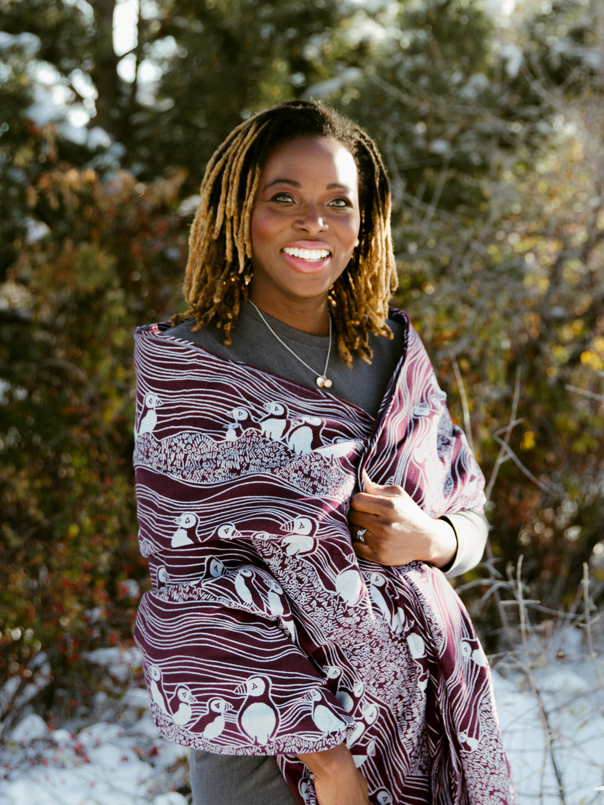 Puffins Nuuk Shawl
