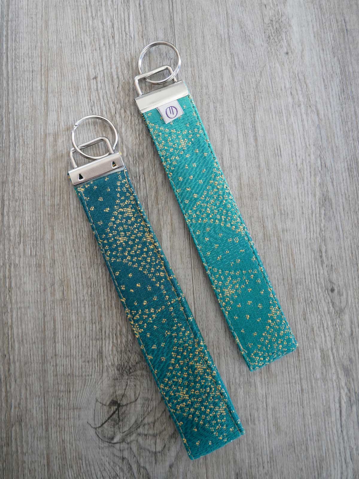 Starry Night Gold Dust Jacquard Keyring