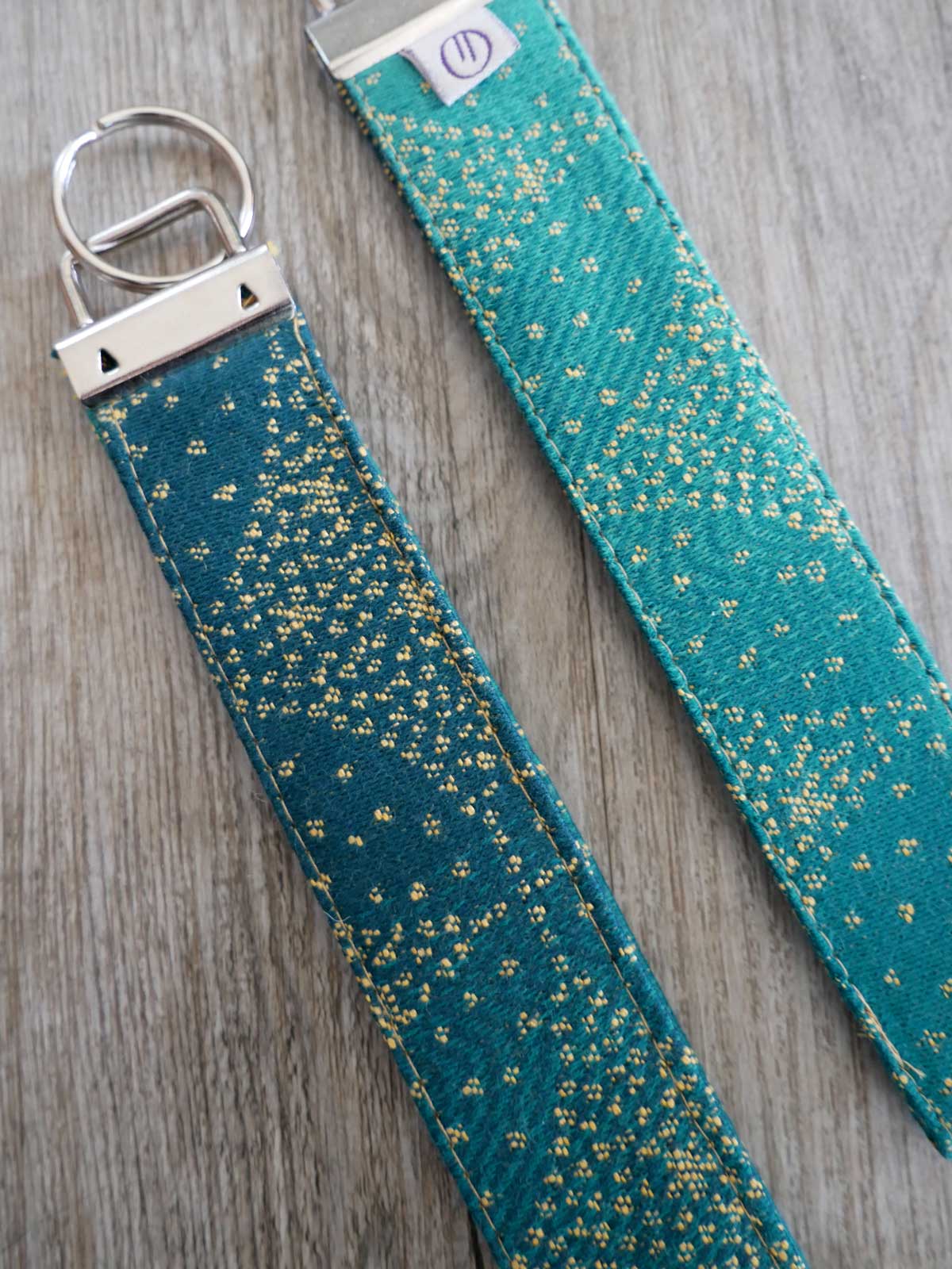 Starry Night Gold Dust Jacquard Keyring