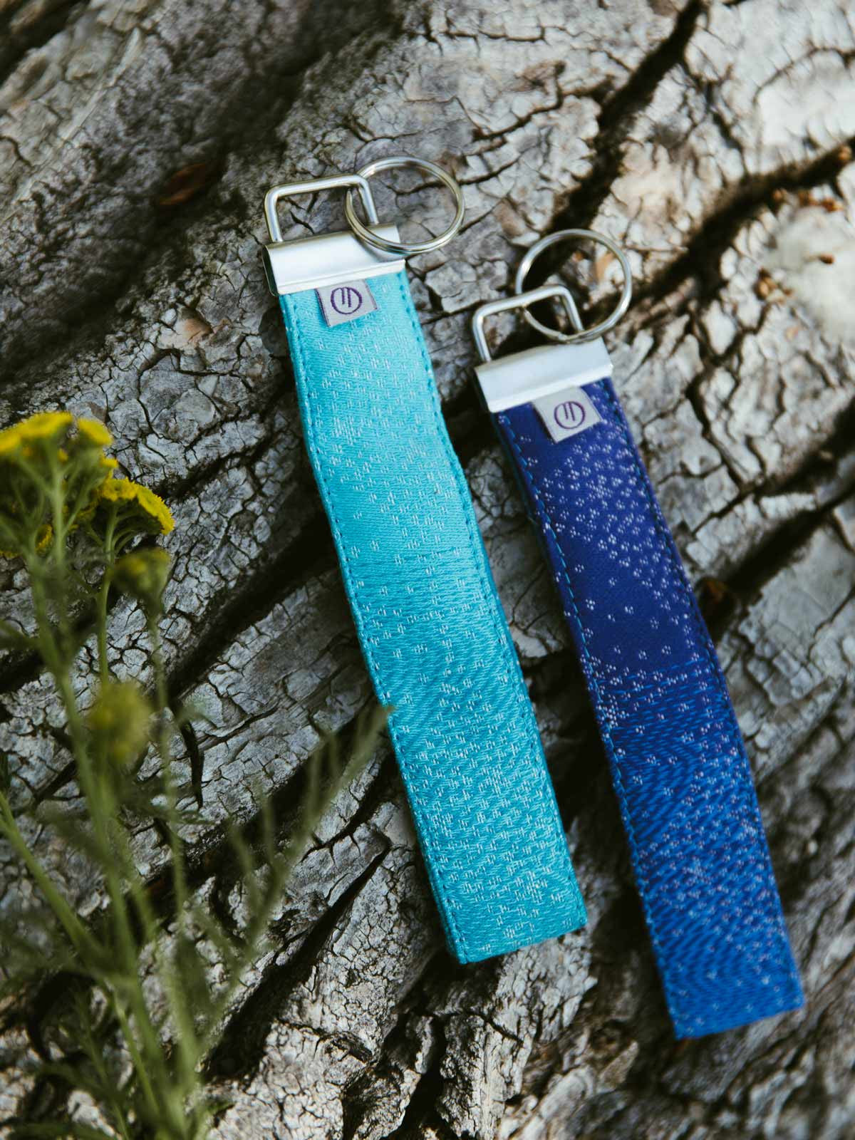 Starry Night Ocean Jacquard Keyring