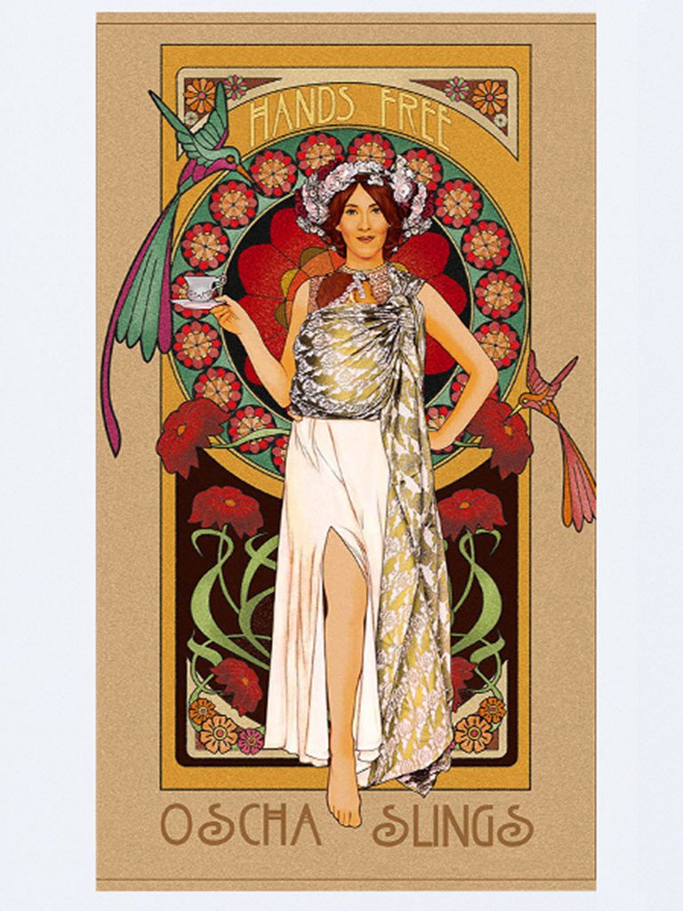 Art Nouveau Complete Set of Five Art Print