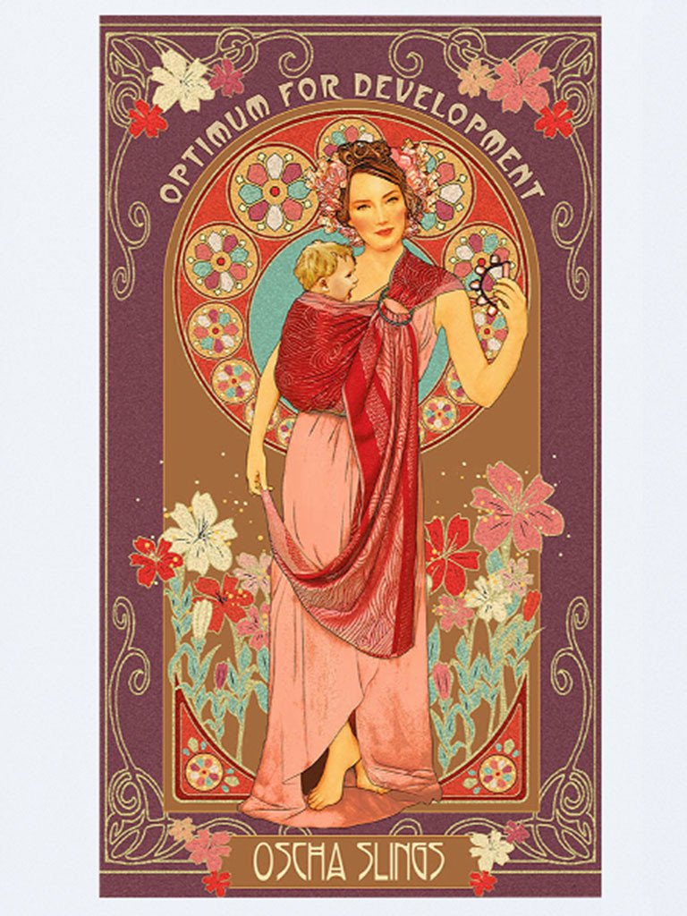 Art Nouveau Complete Set of Five Art Print