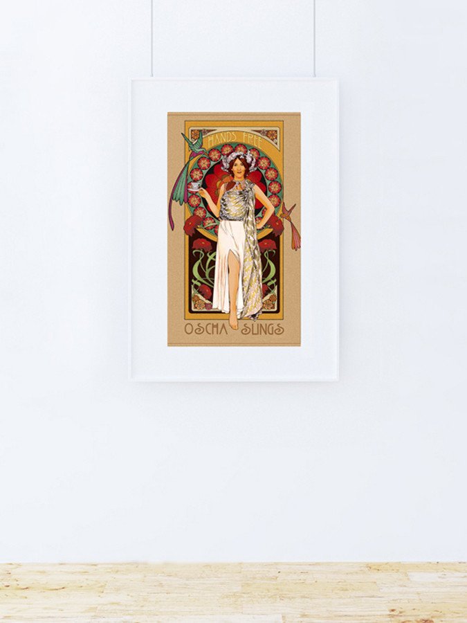 Art Nouveau Complete Set of Five Art Print