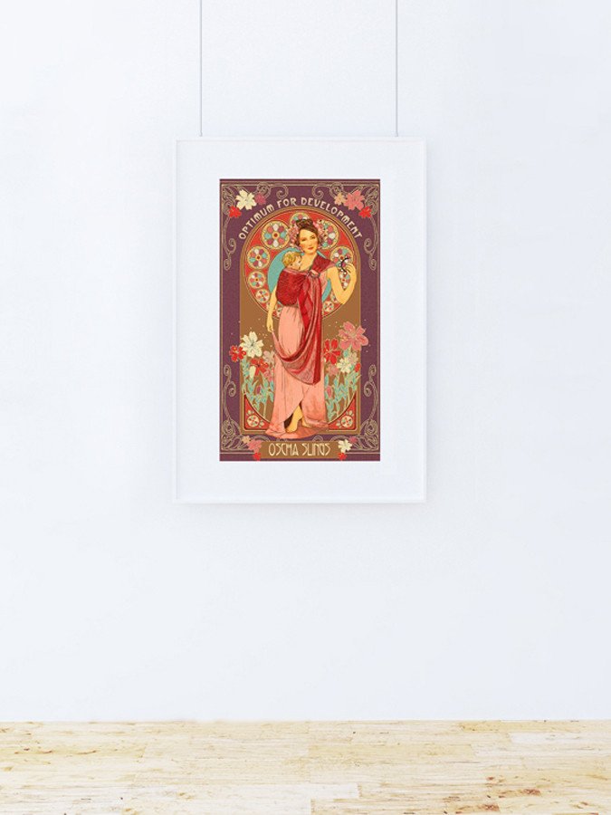 Art Nouveau Print: Optimum For Development