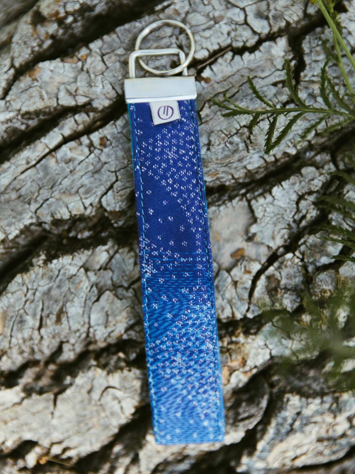 Starry Night Ocean Jacquard Keyring