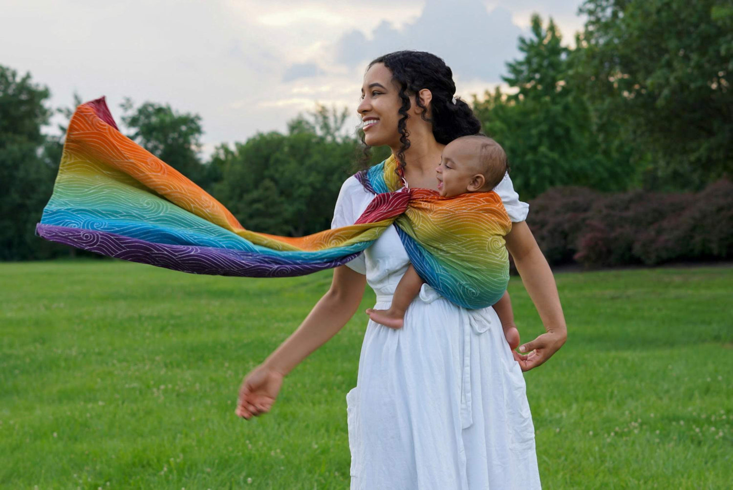 Carrying Your Rainbow Baby This International Babywearing Week