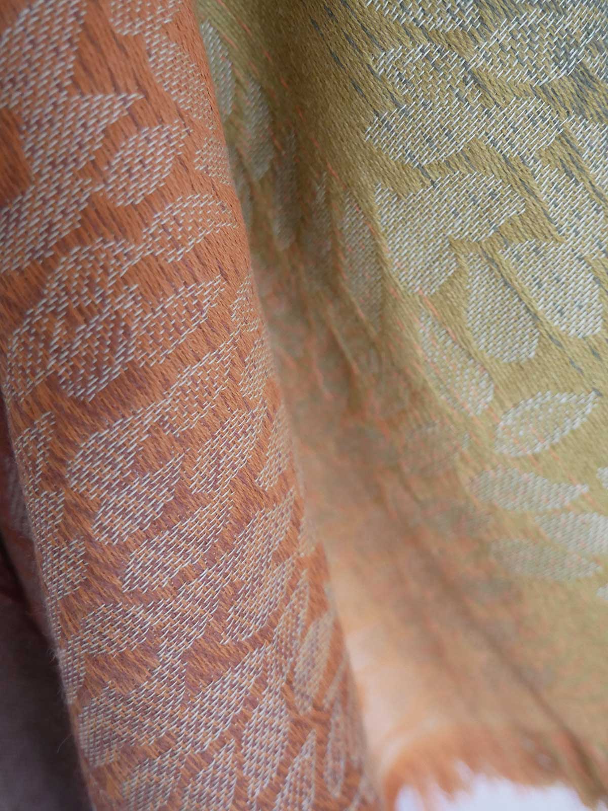 Close-up of textured fabric with a pattern