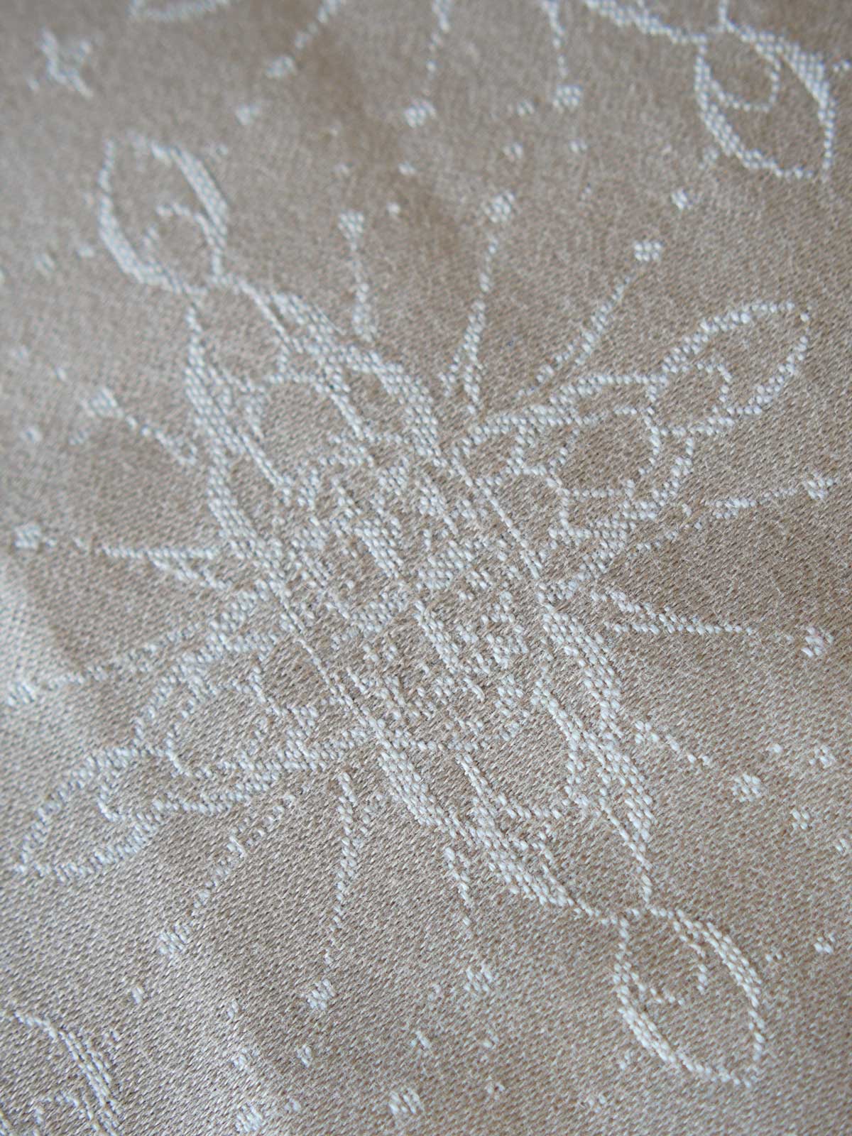 Close up of fabric with intricate pattern