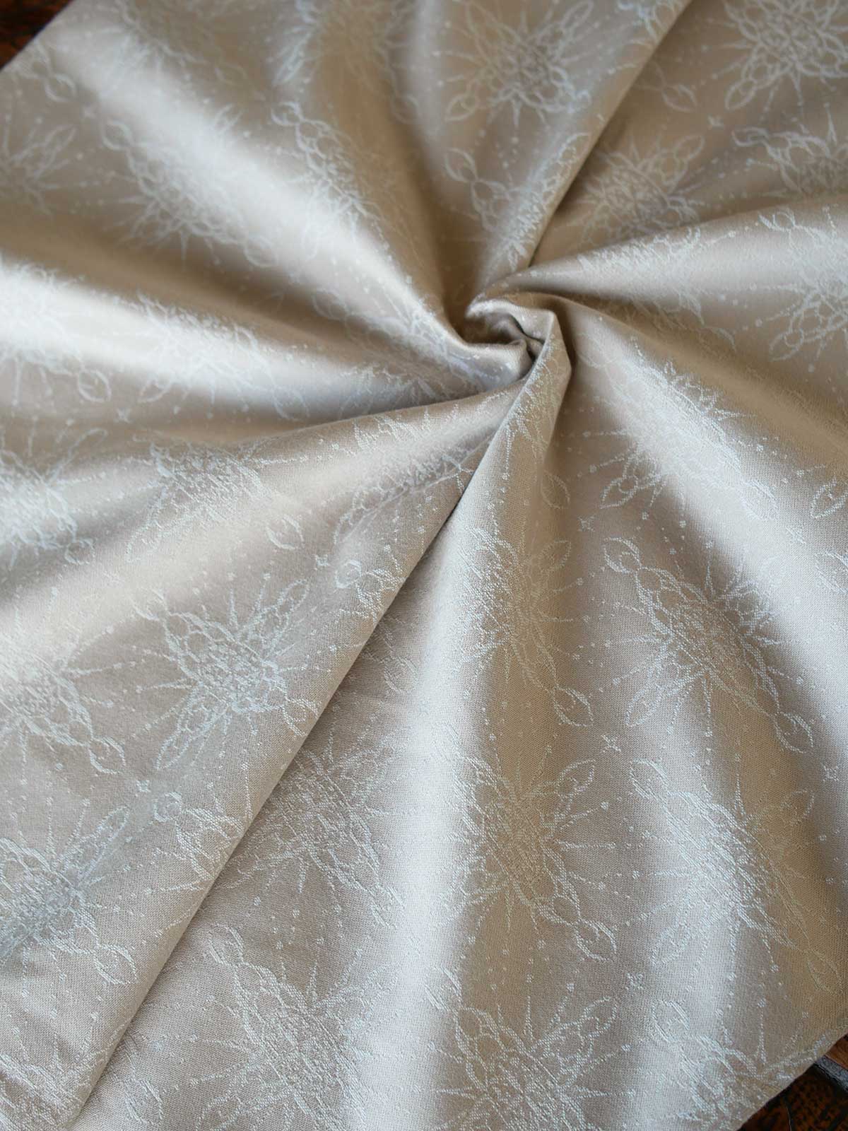 Close up of fabric with intricate pattern