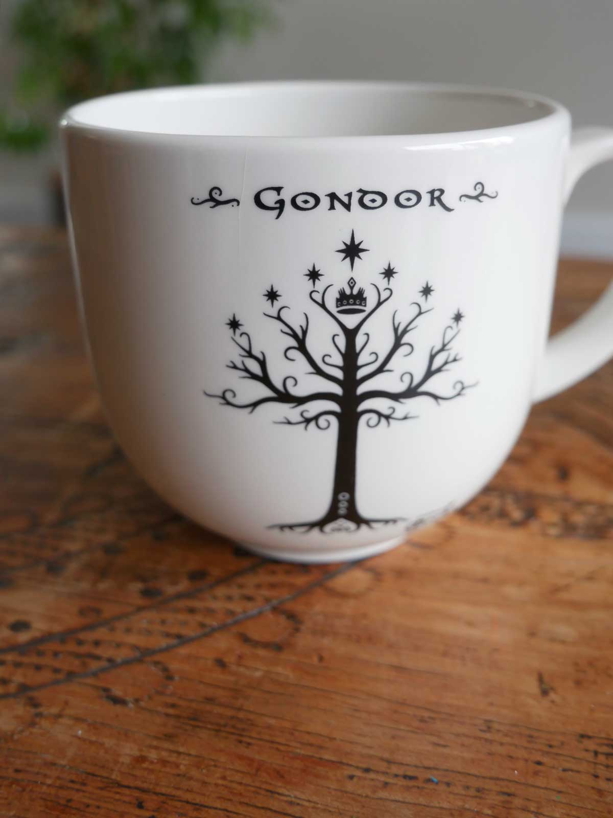 Tree of Gondor Obsidian Mug