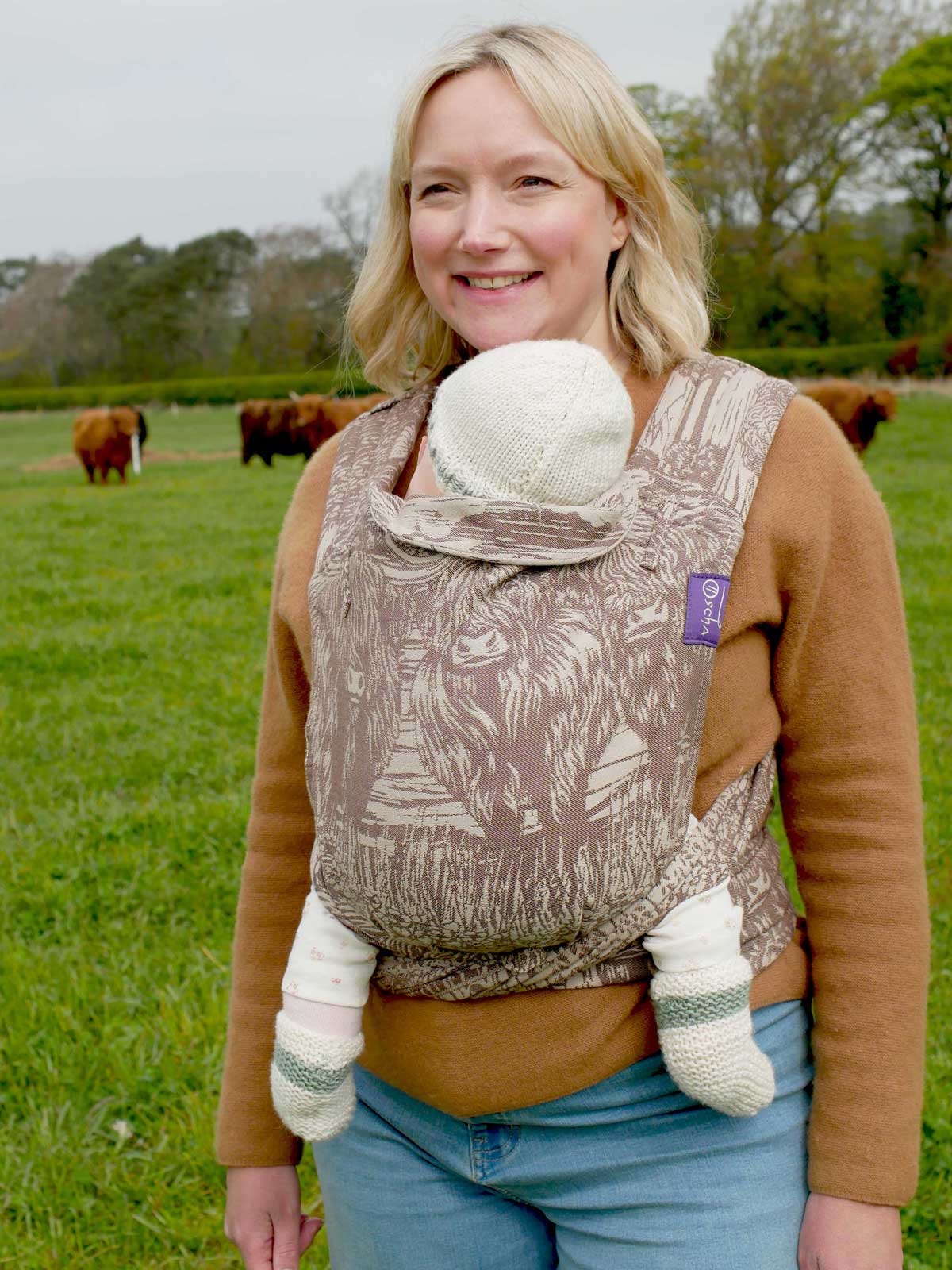 Highland Cows Moorland Cairis Baby Carrier (Woven Second) [Grade 2]