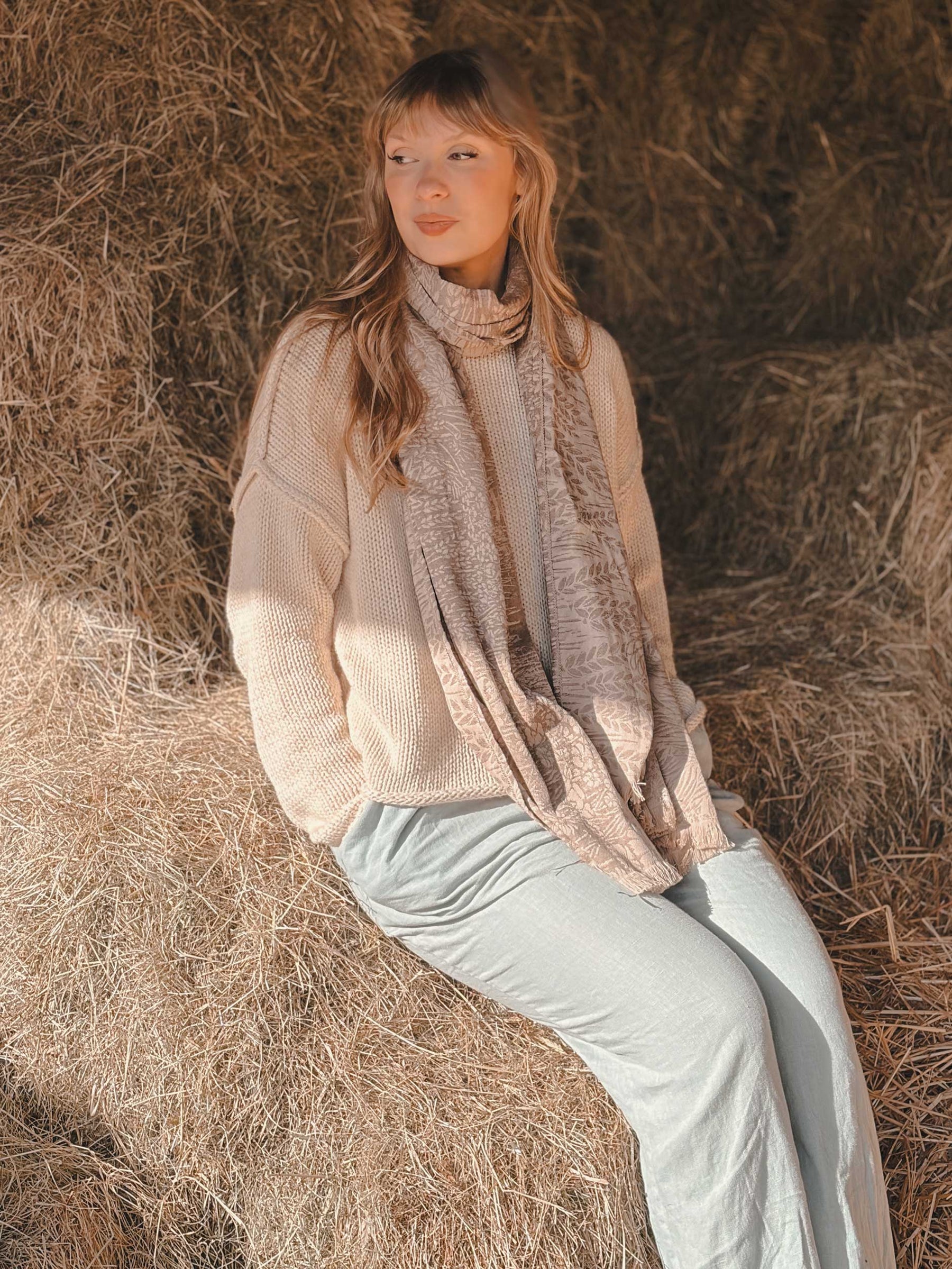 Highland Cows Moorland Scarf (Woven Second) [Grade 2]