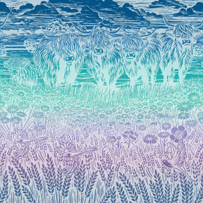 Highland Cows Lavender Fields Preorder