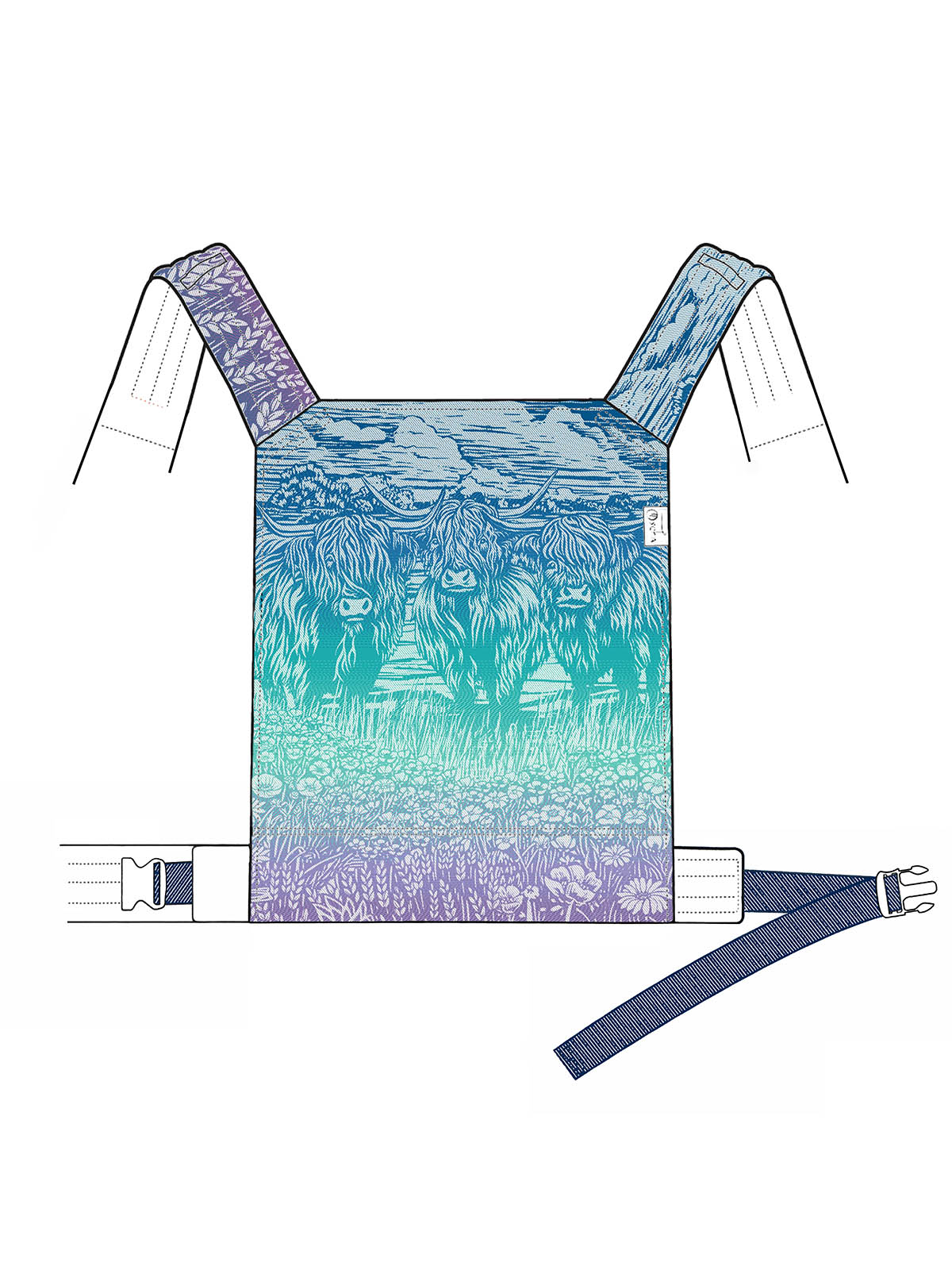 Highland Cows Lavender Fields Preorder