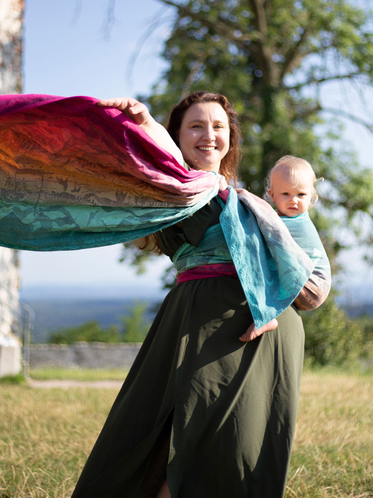 Hobbit Quest into the Sunset Baby Wrap