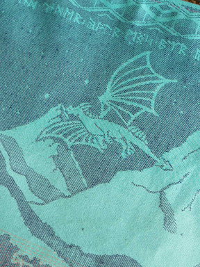 Hobbit Quest into the Sunset Fabric Pieces