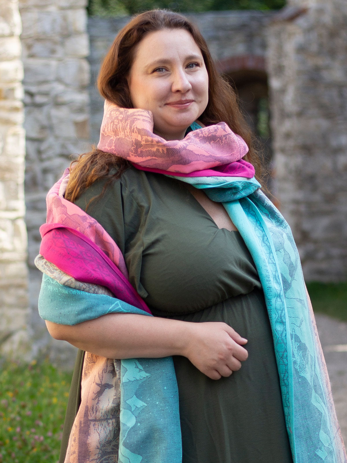 Hobbit Quest into the Sunset Shawl