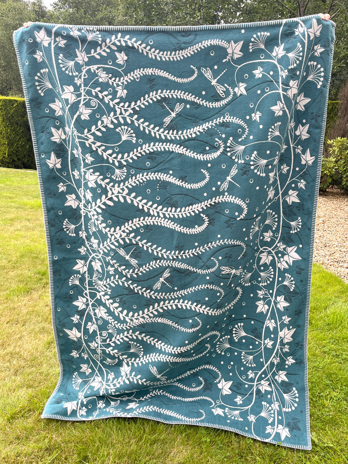 Ivy Teal Sample Throw