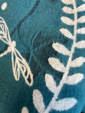 Ivy Teal Sample Throw