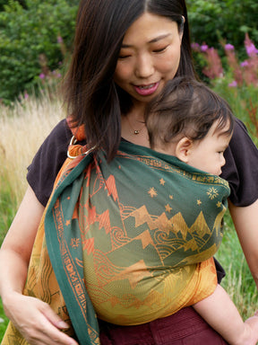 Misty Mountains Amber ring sling