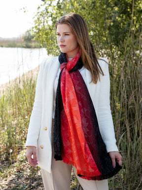 Misty Mountains Lava Scarf