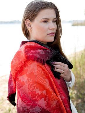 Misty Mountains Lava Scarf