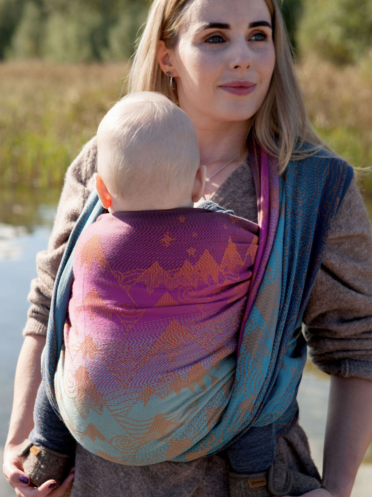 Misty Mountains Road Less Travelled Baby Wrap