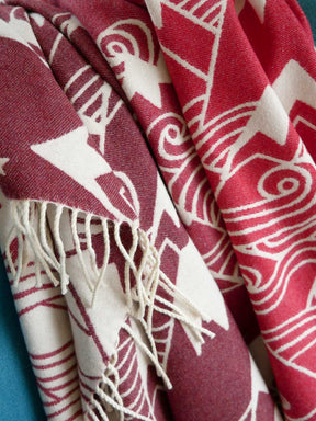 Misty Mountains Underworld Merino Throw