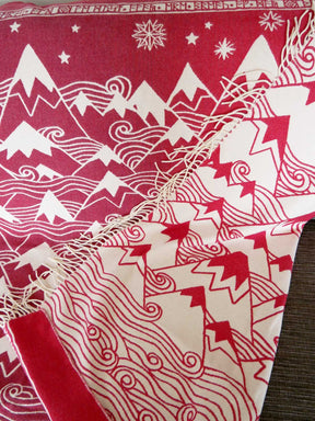 Misty Mountains Underworld Merino Throw