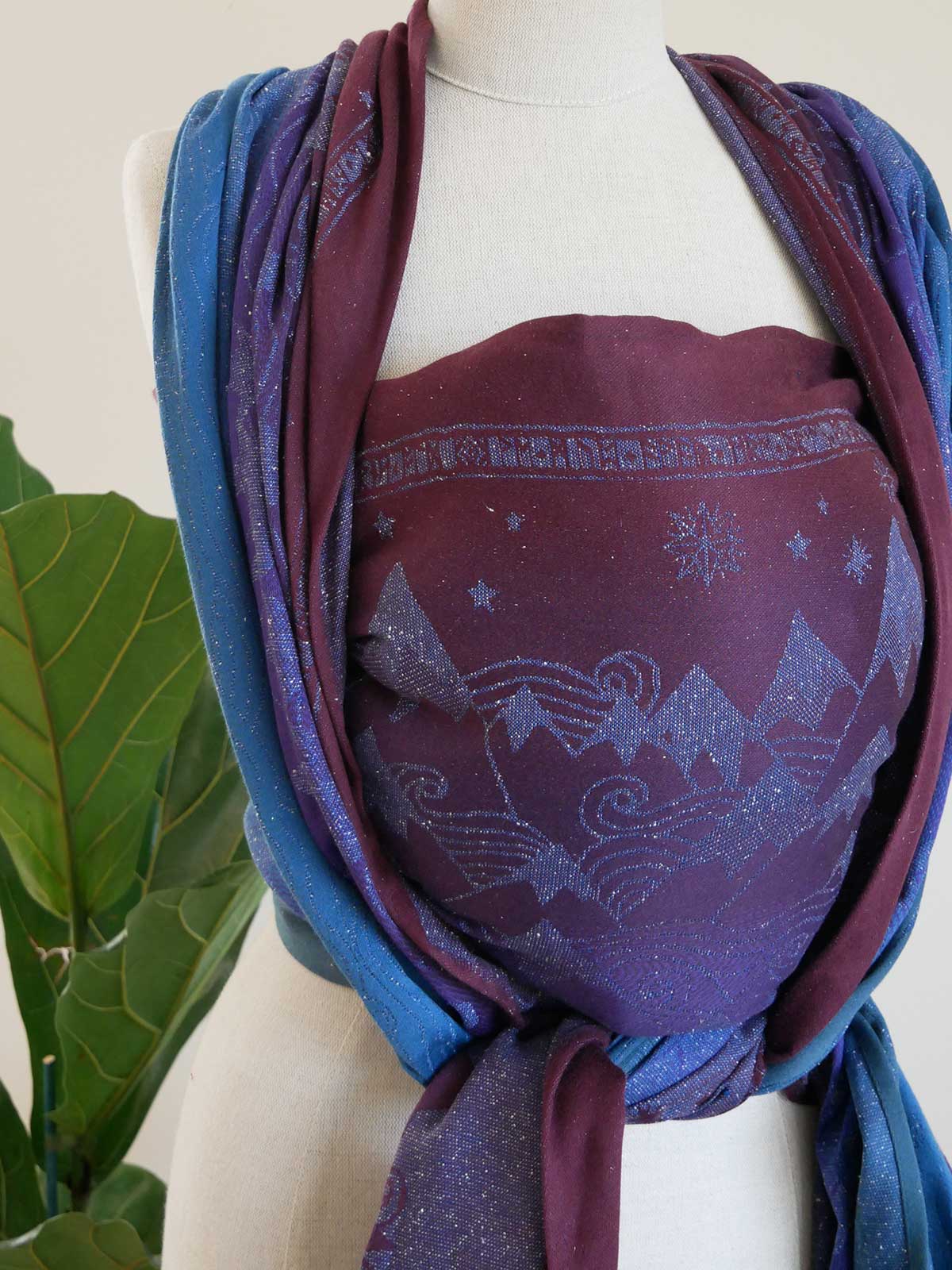 Misty Mountains Reach the Sky Baby Wrap