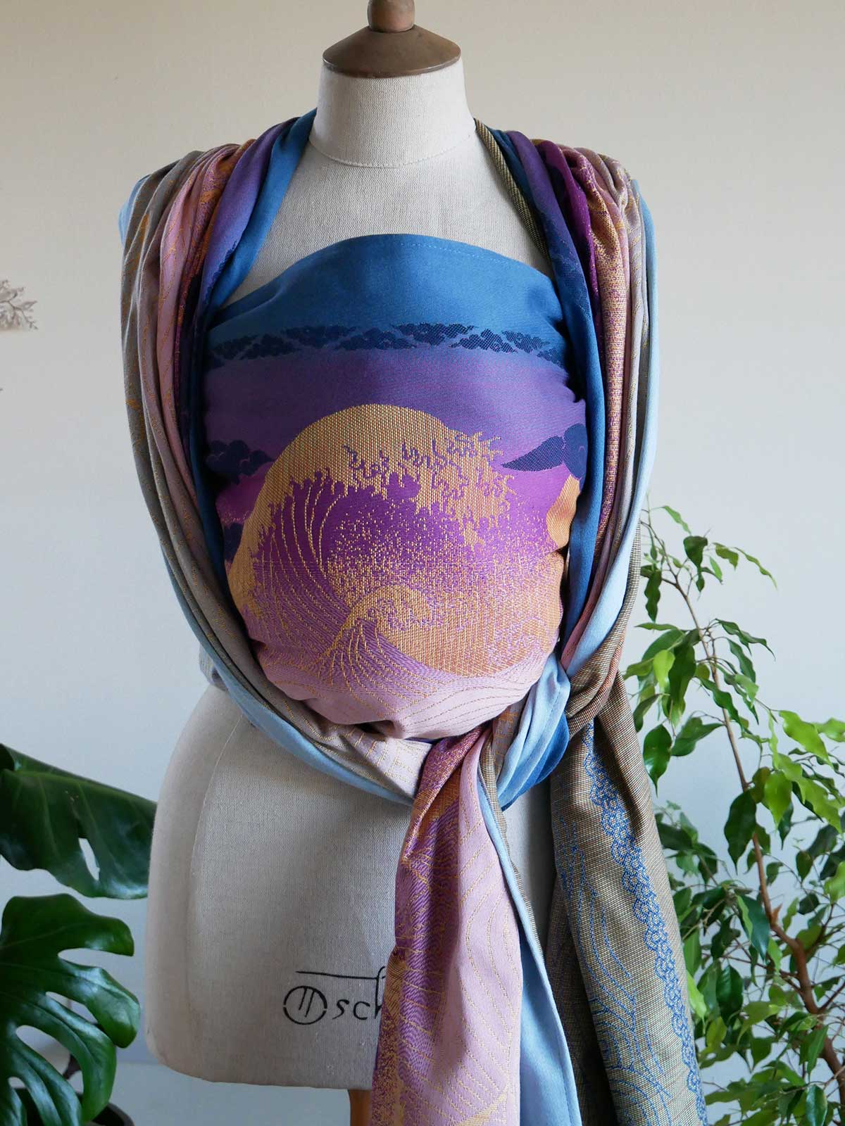 Okinami Sunset Waves Baby Wrap