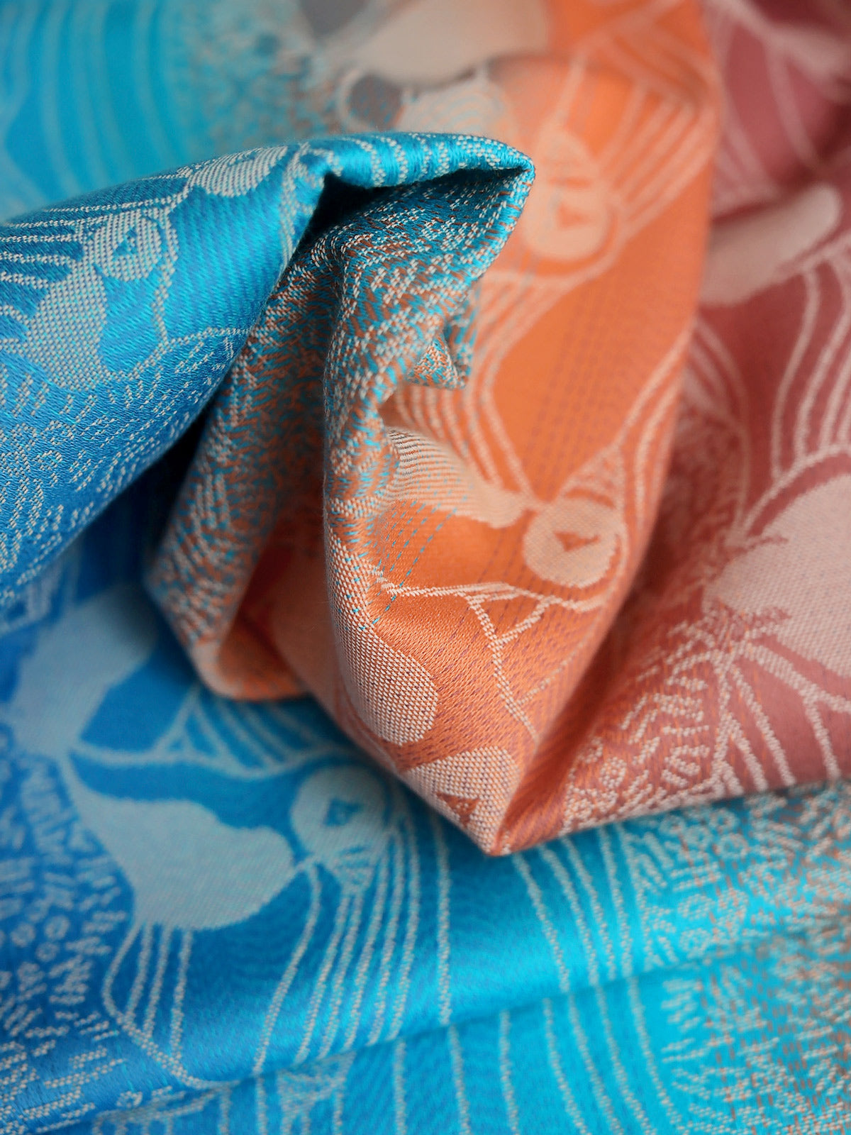 Puffins Farne Islands 1m Fabric Piece [Grade 2]