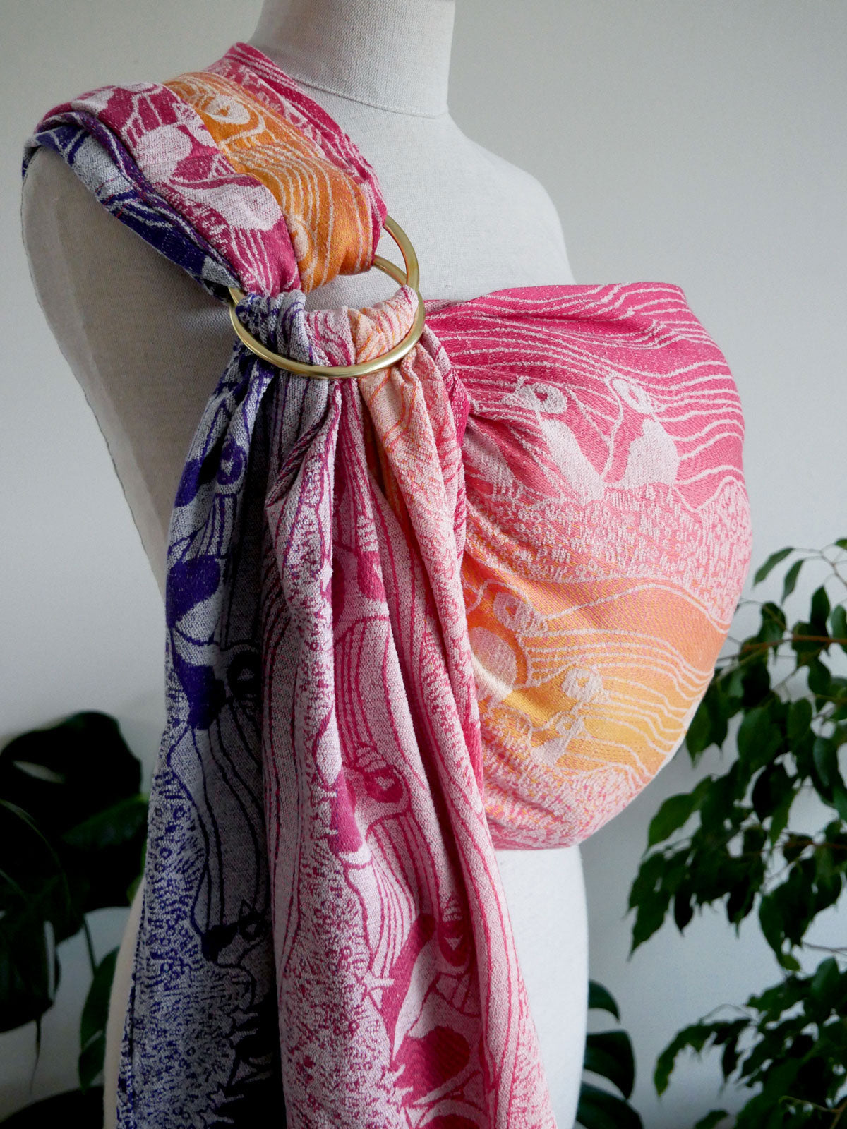 Puffins Evening Song Ring Sling