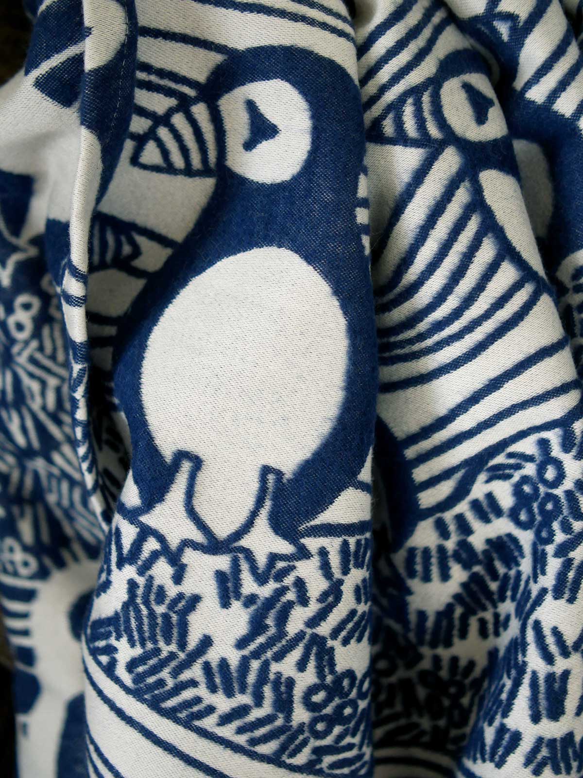 Puffins Ink Lightweight Blanket