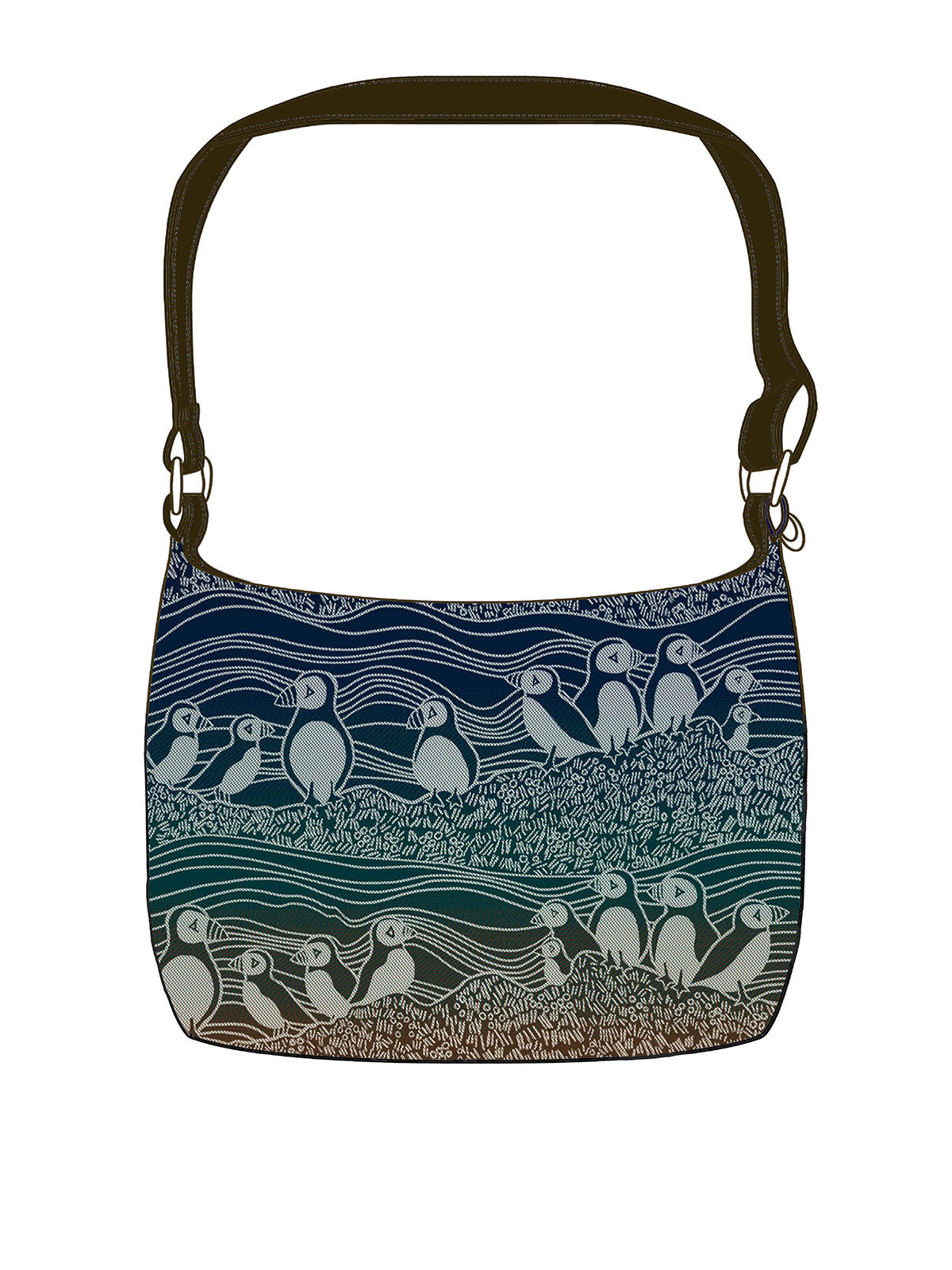 Puffins Midnight Cliffs Made to Order