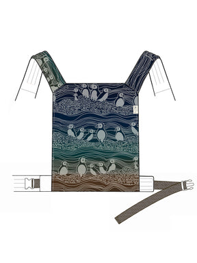 Puffins Midnight Cliffs Made to Order
