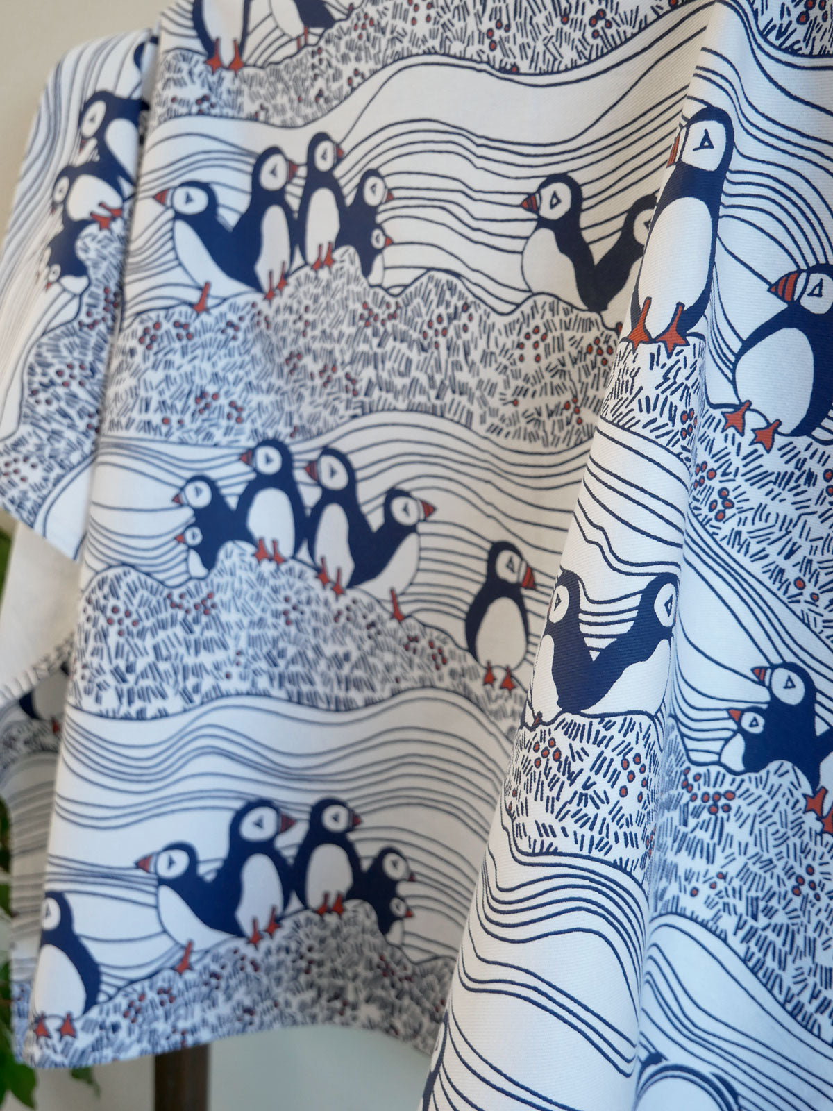 Puffins Tea Towel