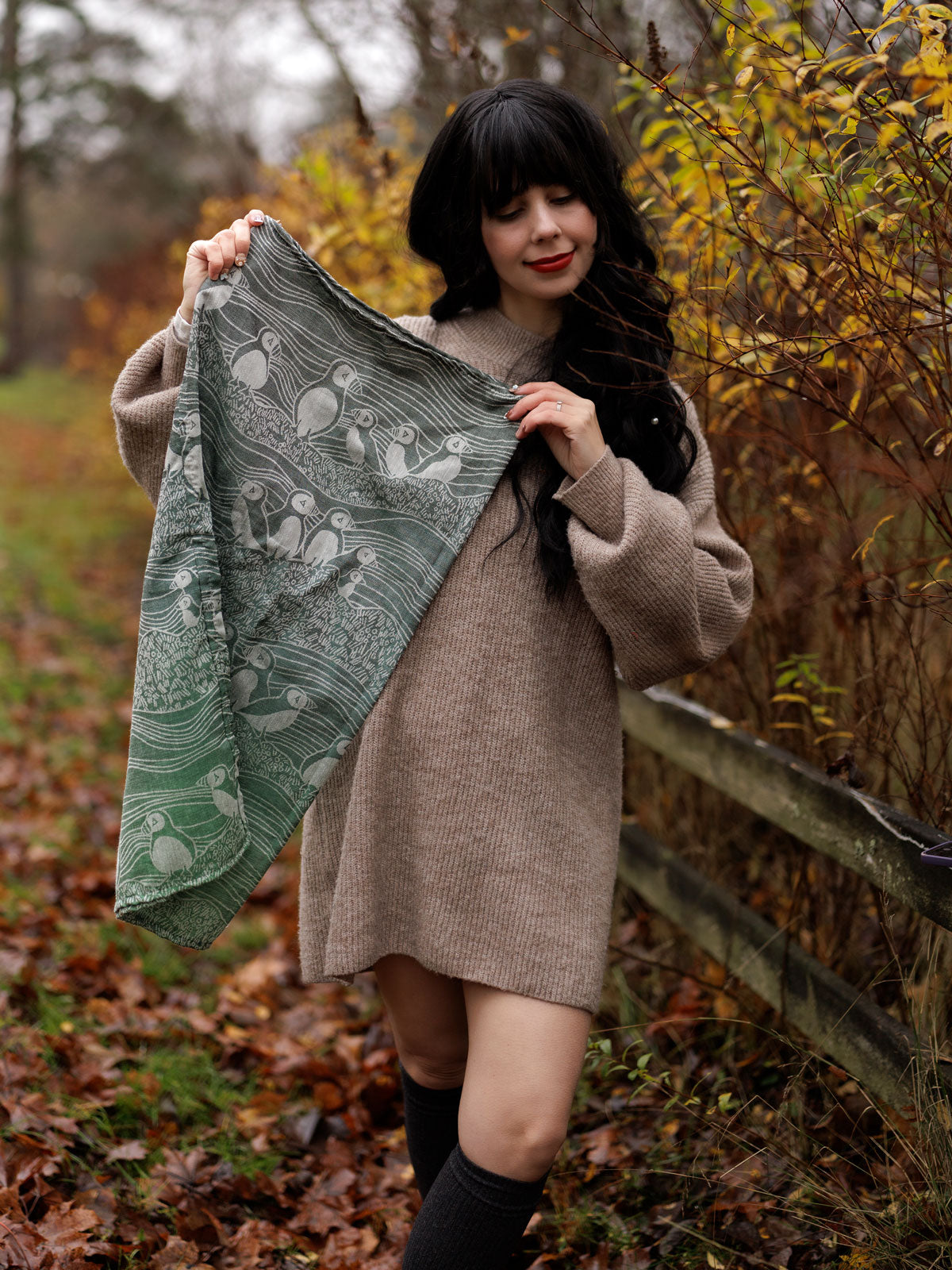 Puffins Skellig Mist Cowl